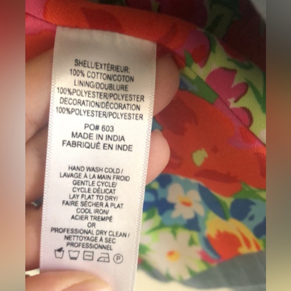 Frances Valentine Elle Broach Blazer Jacket in Light Blue Floral Artsy - Picture 5 of 6